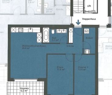 3½ Zimmer-Wohnung in Muri (AG), möbliert, auf Zeit - Photo 6