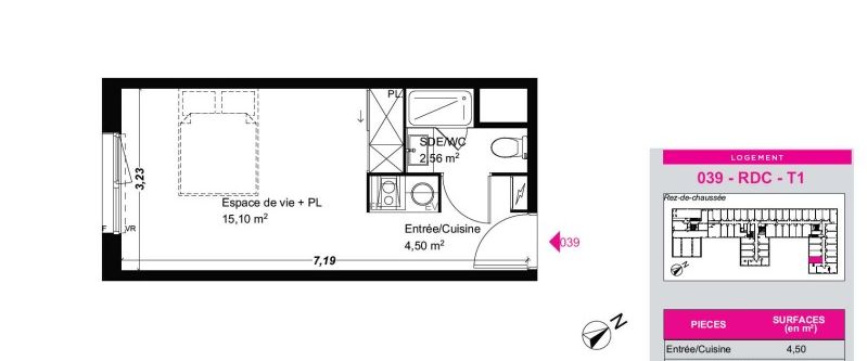 Location Appartement 1 pièce 22m² FRANQUEVILLE ST PIERRE 76520 - Photo 1