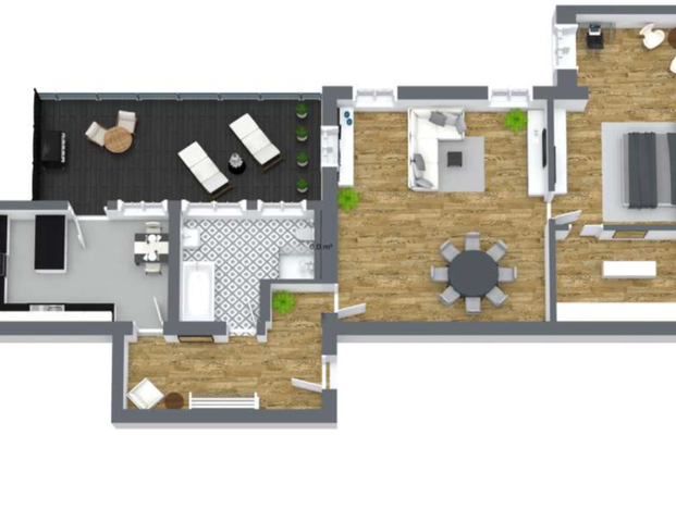 2,5 -Raum-Wohnung: Erstbezug nach Sanierung – Erstklassiger Wohnkomfort mit Fußbodenheizung - Foto 1