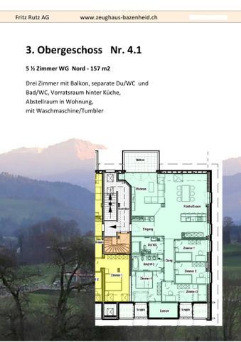5.5 Zimmer, 157 m² - Photo 3