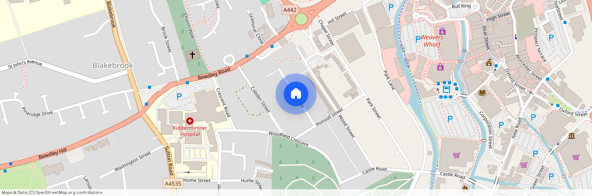 Peel Street, Kidderminster, Worcestershire, DY11