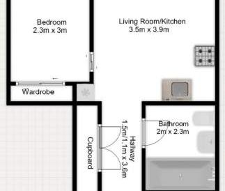 1 bedroom property to rent in London - Photo 3