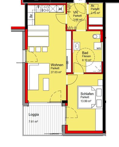 SONNENGARTEN: MÖBLIERTE 2-ZIMMER-WOHNUNG IM 3.OG - Foto 5