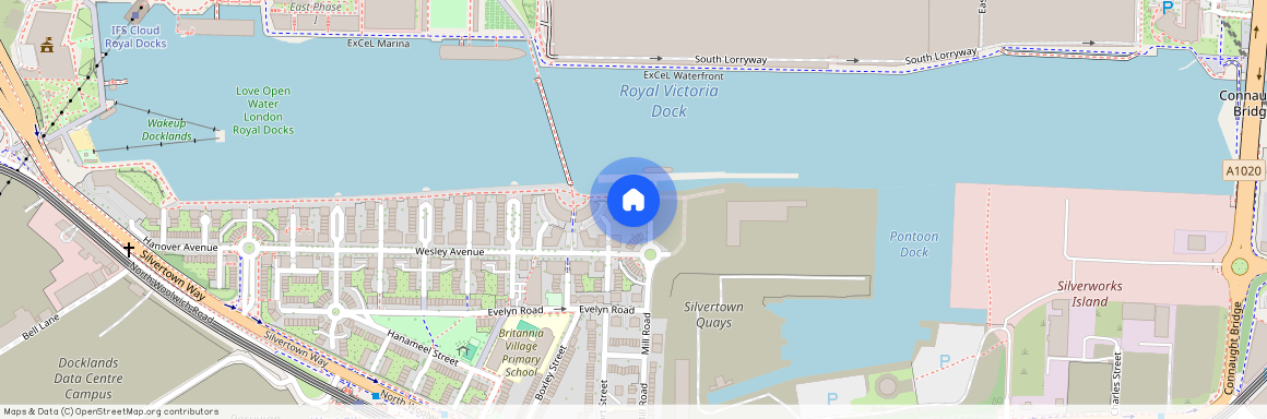 Eastern Quay Apartments, Royal Victoria Dock E16