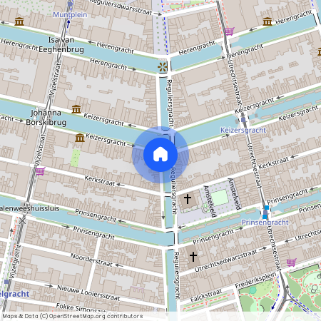 Grachtengordel-Zuid, 1017 LS, Reguliersgracht, Amsterdam