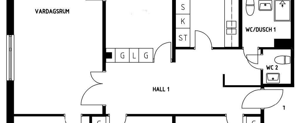 Rum i lägenhet - Photo 1