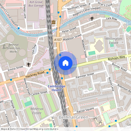 Bishops Way, Bishops Way, E2