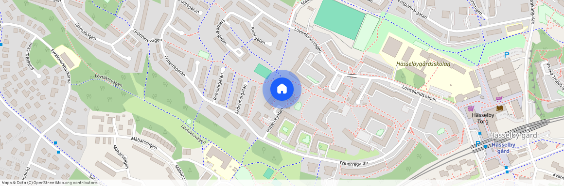 Hässelby strand, Stockholm, Friherregatan 96