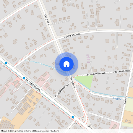 ul. Sierpowa, Szczepankowo, Nowe Miasto, Poznań, wielkopolskie