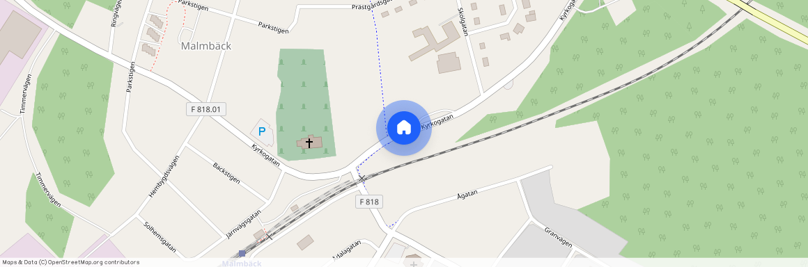 Kyrkogatan, Malmbäck