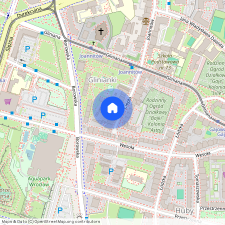 ul. Ciepła, Huby, Krzyki, Wrocław, dolnośląskie