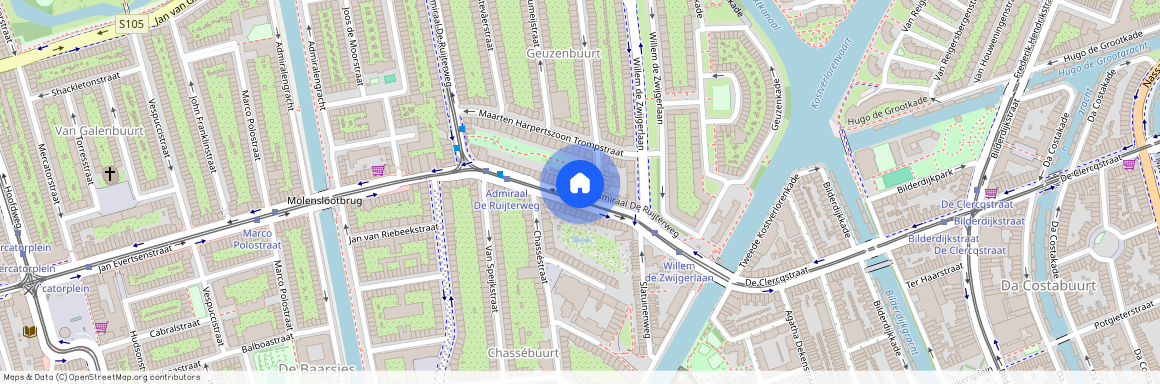 Admiraal De Ruijterweg 56-A1, Trompbuurt, 1056GL, Amsterdam