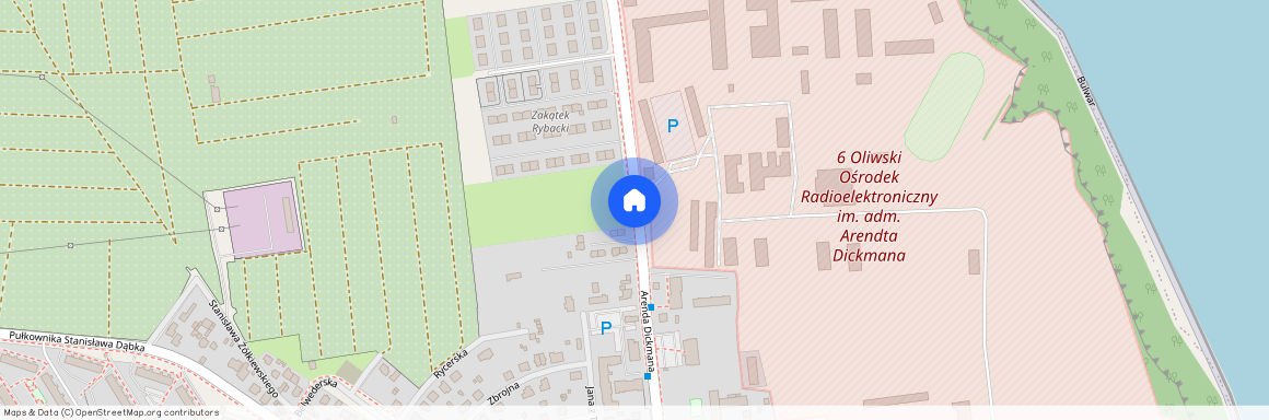 ul. Arendta Dickmana, Oksywie, Gdynia, pomorskie