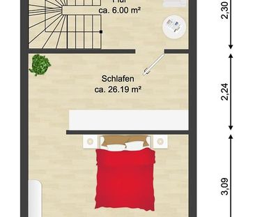 Modernes Stadthaus mit großzügigen Zimmern, sonniger Dachterrasse u... - Photo 3