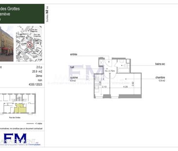 2 Zimmer, 26 m², 2. Stock - Photo 6