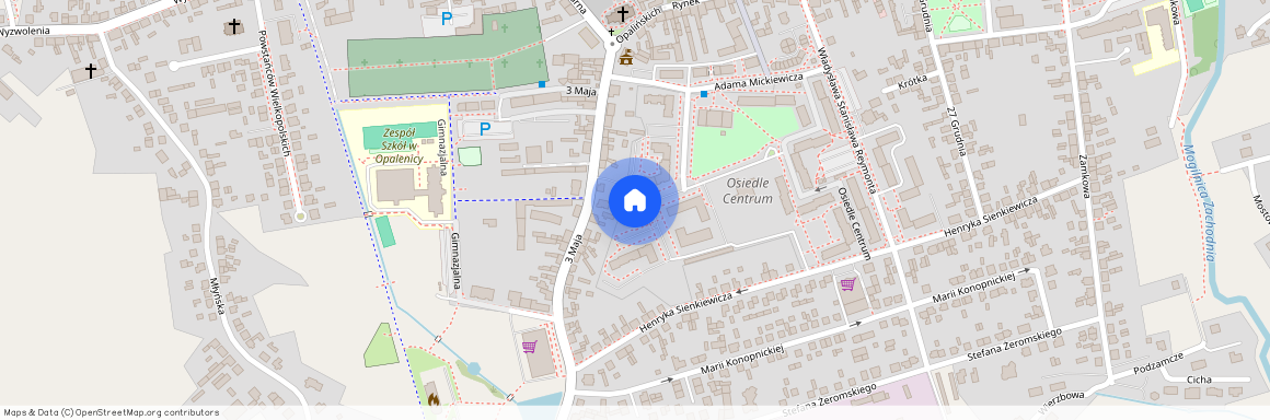 os. Centrum 19, Opalenica, Opalenica, nowotomyski, wielkopolskie