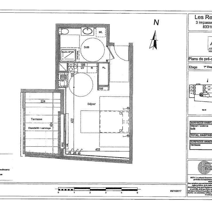 Location Appartement 1 pièce 32m² COGOLIN 83310 - Photo 2
