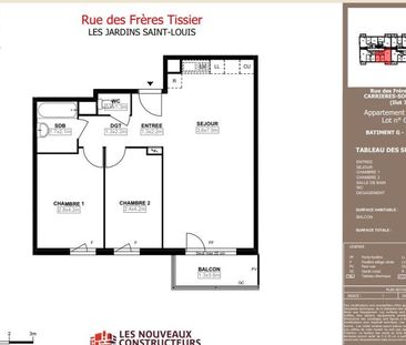 location Appartement T3 DE 62.2m² À CARRIERES SOUS POISSY - Photo 1