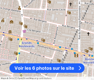 Chambre dans le Boulevard Poissonnière - Photo 1