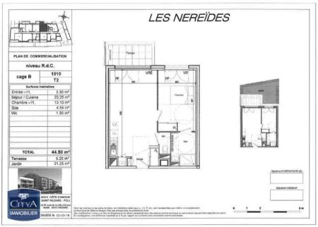 Appartement à louer 2 pièces 44.5m² - Photo 4