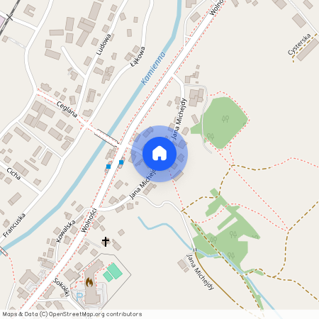 ul. Jana Michejdy, Cieplice Śląskie-Zdrój, Jelenia Góra, dolnośląskie