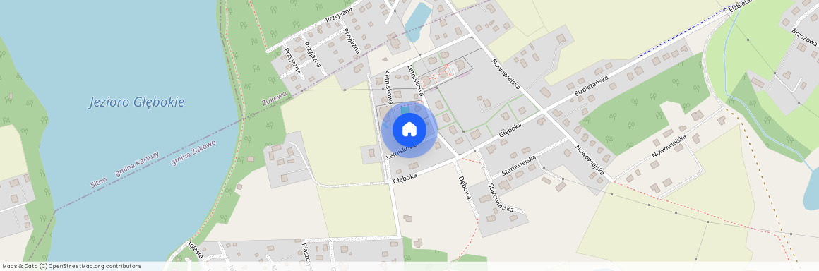 ul. Letniskowa, Borkowo, Żukowo, kartuski, pomorskie