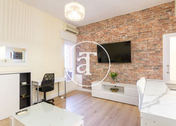 Monthly rental apartment with 1 bedroom, balcony and 1 bathroom in Plaza de Castilla - Photo 1