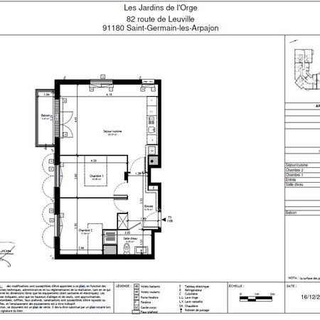 Location Appartement 3 pièces 61m² ST GERMAIN LES ARPAJON 91180 - Photo 4