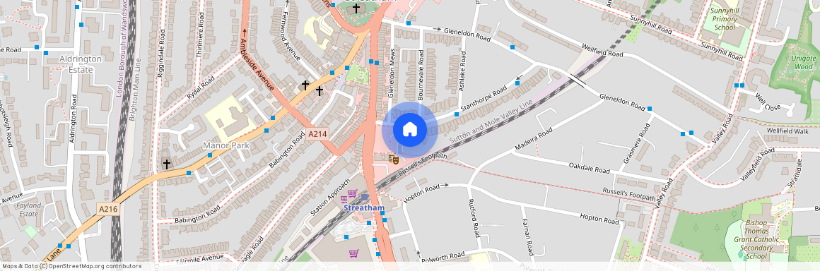 Stanthorpe Close, Sthanthorpe Rd, SW16