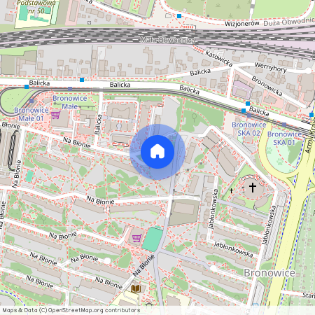 ul. Na Błonie 3c, Bronowice, Bronowice, Kraków, małopolskie