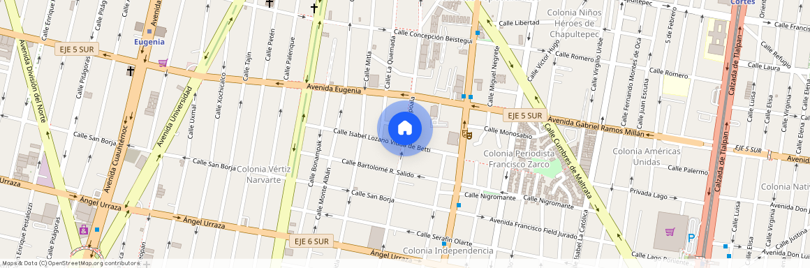 Zempoala, Colonia Vertiz Narvarte, C.P. 03600, Df / Cdmx