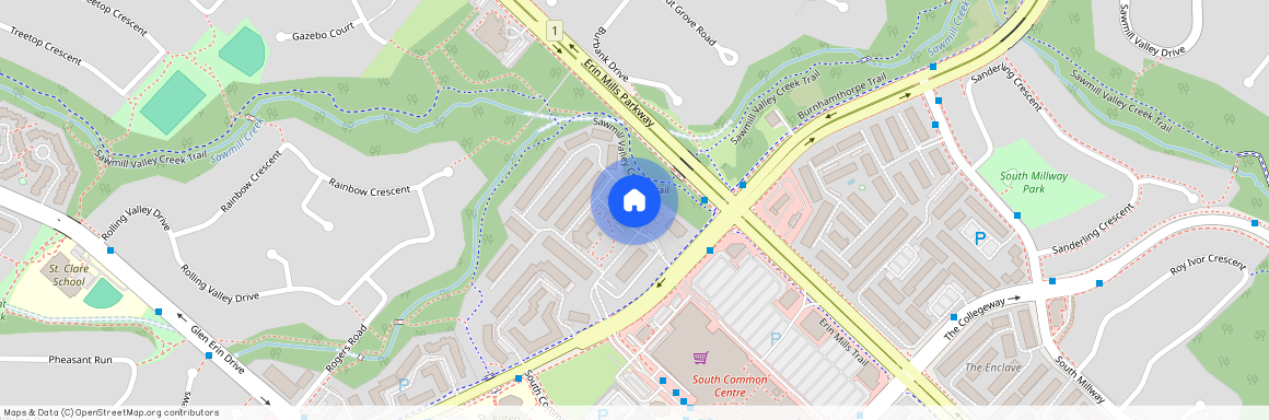 Erin Mills, 701-2155 Burnhamthorpe Road West, Mississauga