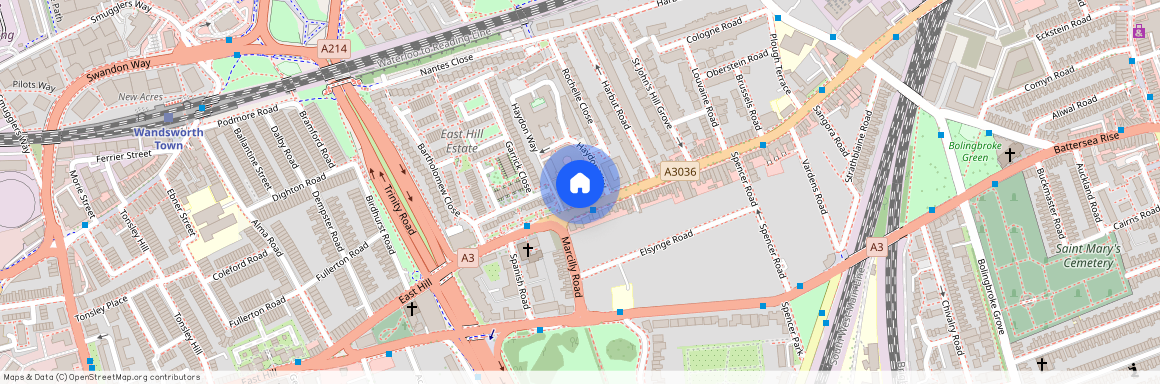 The Trinity, Wandsworth Common, St John's Hill, SW18