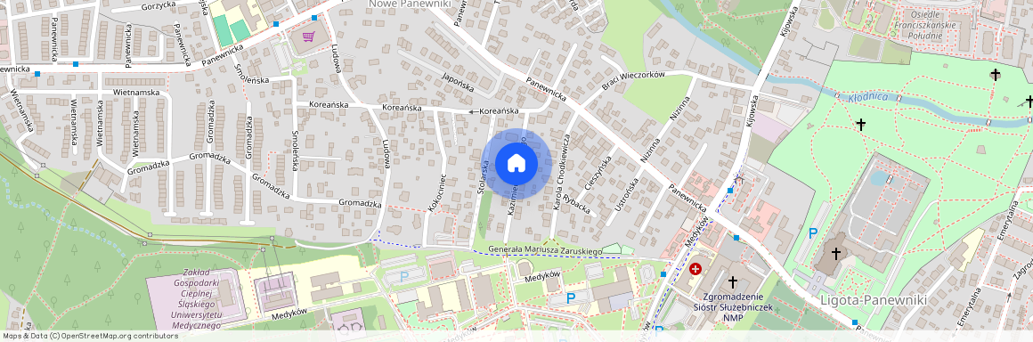 Kazimierza Wielkiego, śląskie, Katowice, Ligota, Panewniki