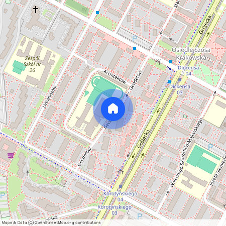 Warszawa, Ochota, Szczęśliwice, Geodetów