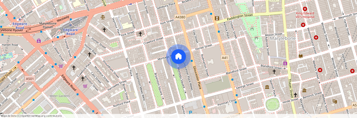 Montagu Court, 27-29 Montagu Square, Marylebone, London, W1H