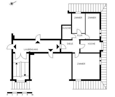 3-Zimmer-Dachgeschosswohnung in Huckelriede - Photo 3