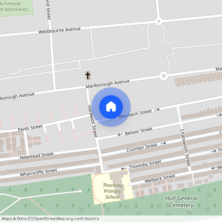 Hardwick Avenue, Blenheim Street, Hull, East Riding Of Yorkshire, HU5