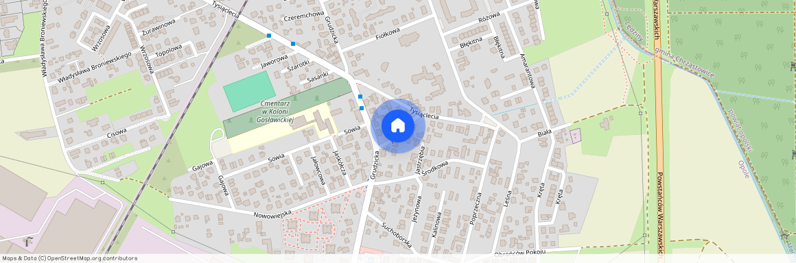 ul. Jesienna, Kolonia Gosławicka, Opole, opolskie