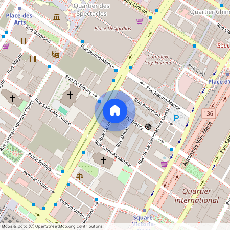1124 Rue De Bleury, app. 512, Montréal (Ville-Marie), H2Z1N4