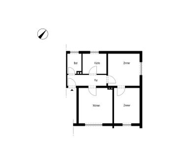 DREI-ZIMMER-WOHNUNG IN GEVELNDORF - Foto 3