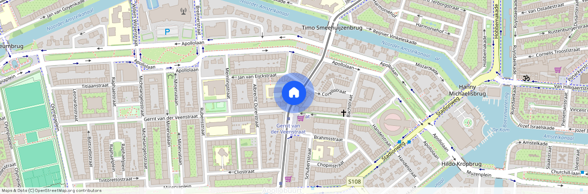 Apollobuurt, 1077 JH, Beethovenstraat, Amsterdam