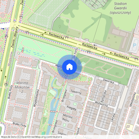 Warszawa, Mokotów, Os., Marina, Mokotów, Warowna