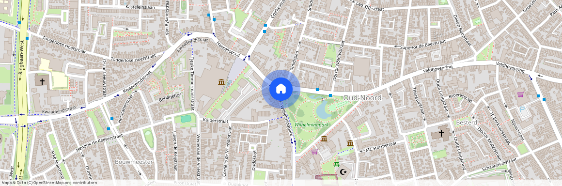 Bouwmeestersbuurt Noord, 5041 EA, Wilhelminapark, Tilburg