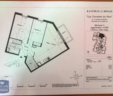 Appartement à louer 3 pièces 60.46m² - Photo 3