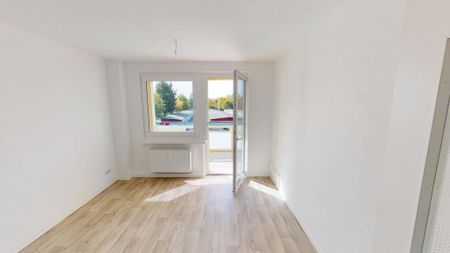 Ebenerdig erreichbare 2-Raum-Wohnung mit Balkon - Foto 4