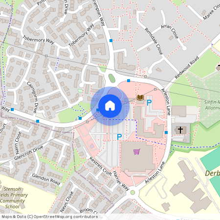 Sinfin District Centre, Sinfin, Derby, DE24