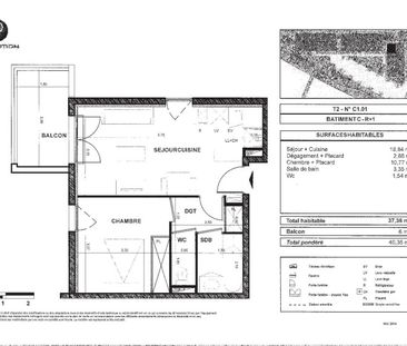 Location Appartement 2 pièces 37m² ST ANDRE DE CUBZAC 33240 - Photo 5