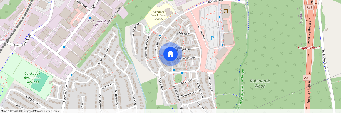 Golding Road, Knights Wood, TN2