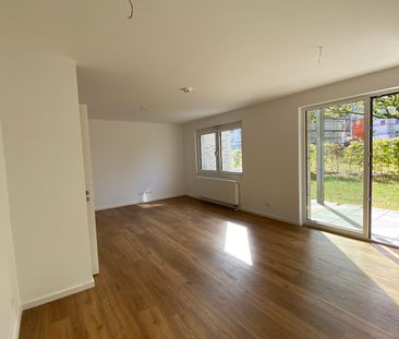 Wohnen im Neubau - schicke 3-Zimmer-Wohnung mit Terrasse // EG link... - Photo 2